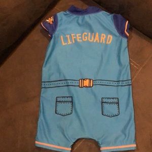 Baby boy one piece rash guard